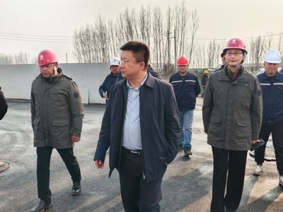 邓刚一行到鱼台长青产业园污水处理厂项目督导检查