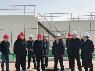 邓刚带队到鱼台县长青产业园污水处理厂项目督导调研