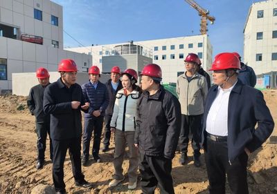 魏鑫蕊一行调研鱼台长青产业园污水处理厂项目建设